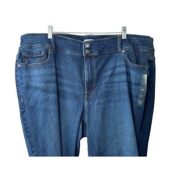 Lane Bryant Tighter Tummy Fit High-Rise Boot Jean Women's 24 Short New - Picture 2 of 8